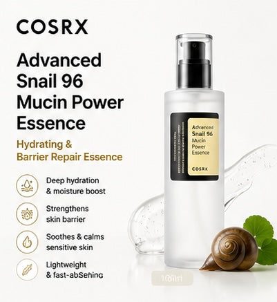 COSRX Advanced Snail 96 Mucin Power Essence 100ml | Hydrating & Barrier Repair Essence