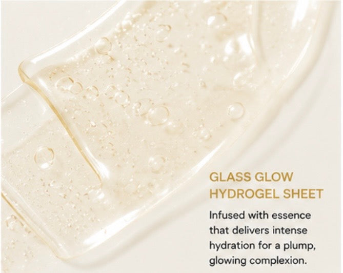 COSRX Advanced Snail Mucin Glass Glow Hydrogel Mask 3 Sheets | Hydrating & Radiance Hydrogel Mask