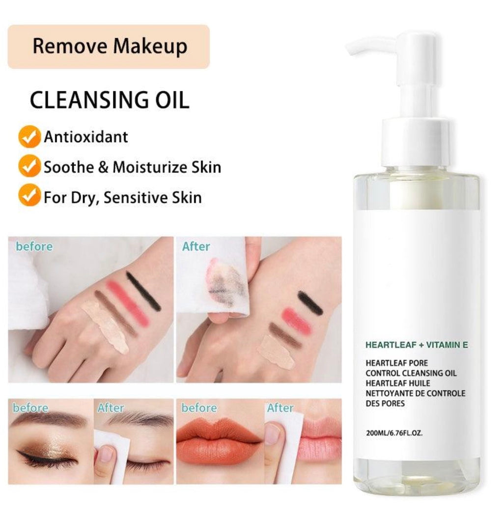 Anua Heartleaf Cleansing Oil 200ml | Gentle Makeup & Pore Cleansing Oil