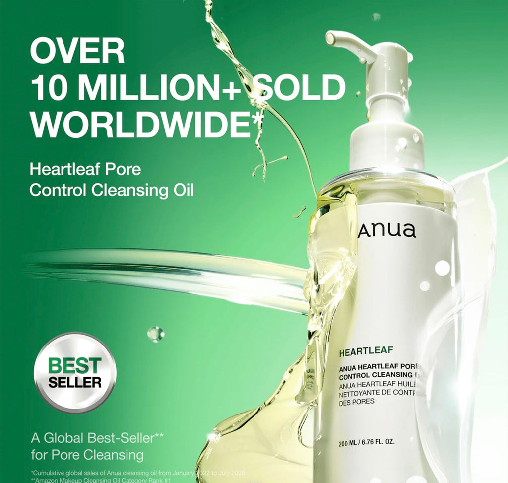 Anua Heartleaf Cleansing Oil 200ml | Gentle Makeup & Pore Cleansing Oil