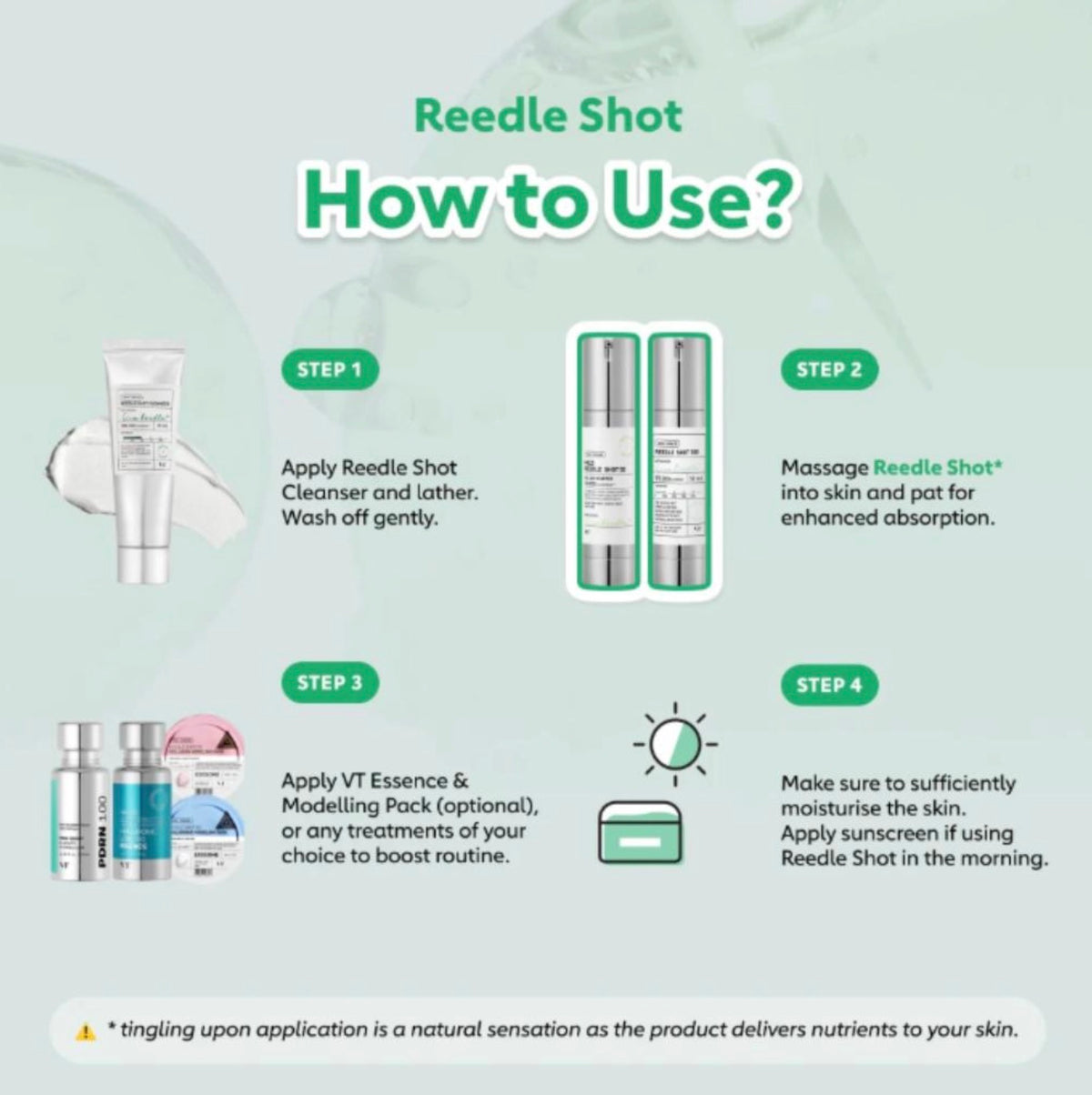 VT Vita Light Reedle Shot 100 50ml | Brightening & Glow Booster