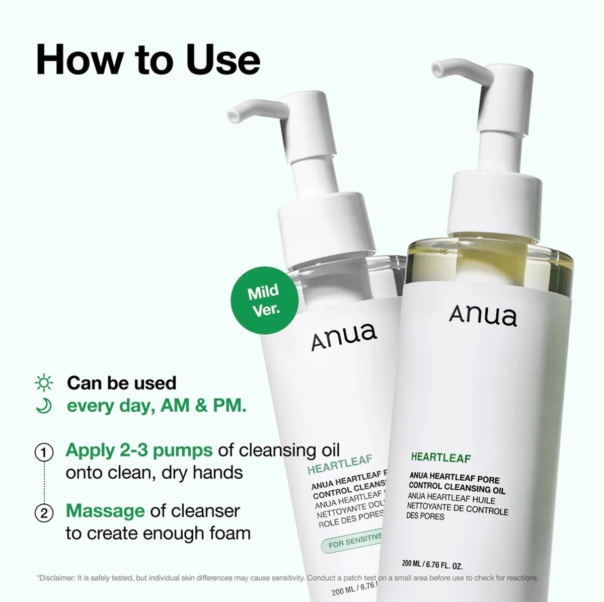 Anua Heartleaf Cleansing Oil 200ml | Gentle Makeup & Pore Cleansing Oil