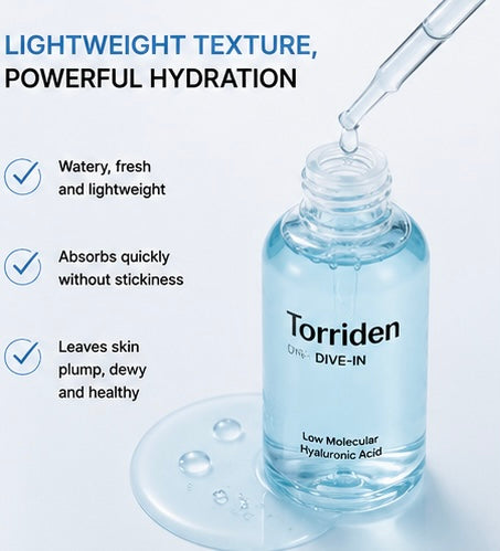Torriden DIVE-IN Low Molecular Hyaluronic Acid Serum 50ml