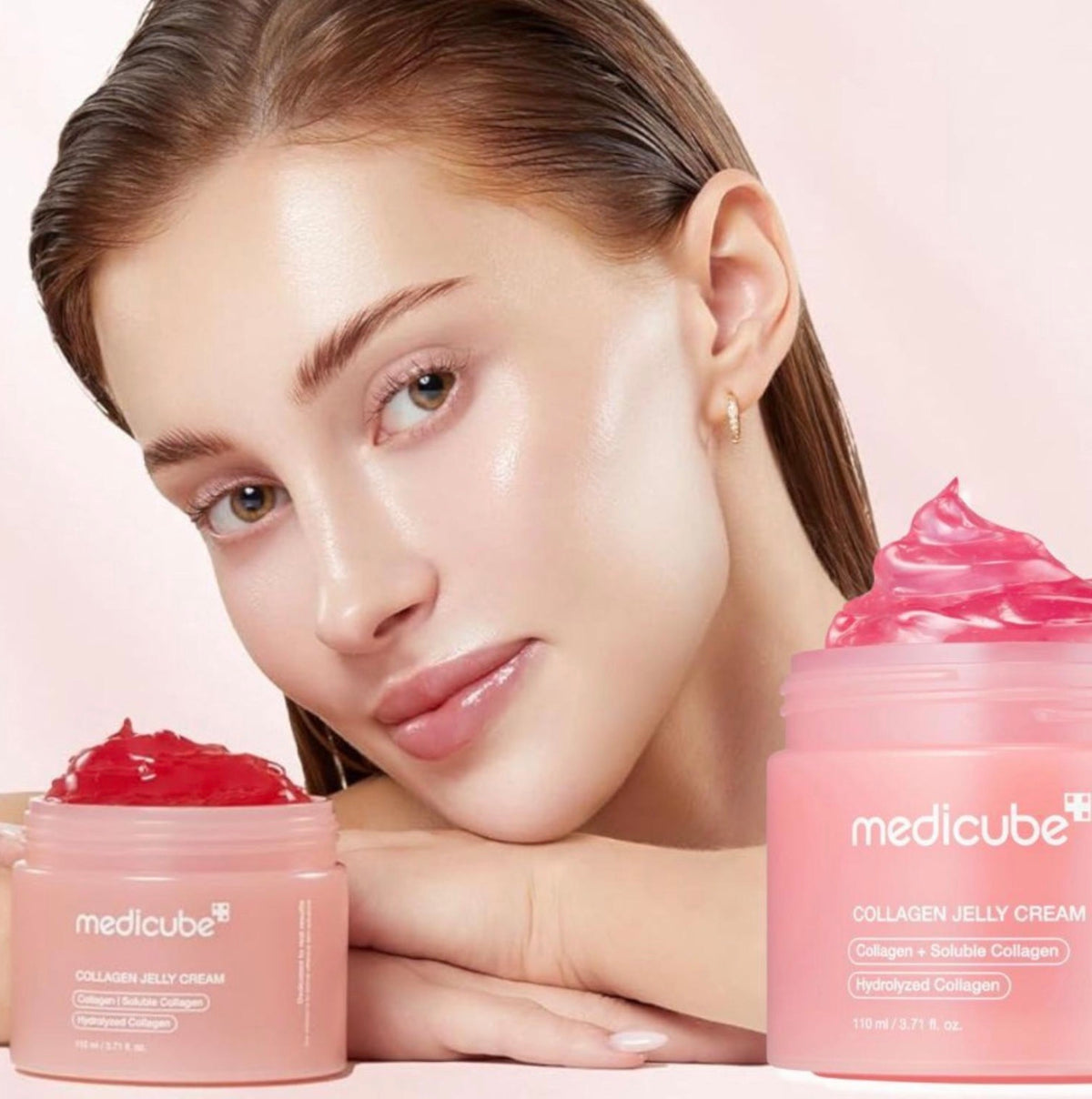 MEDICUBE Collagen Jelly Cream 50ml | Firming Glass Skin Moisturizer